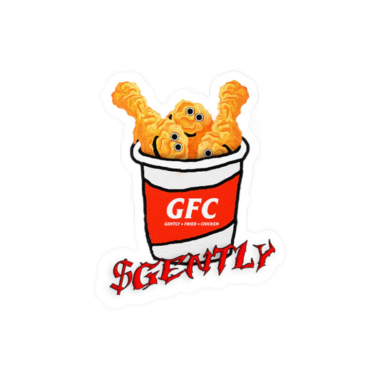 $GENTLY Bucket Vinyl Decal